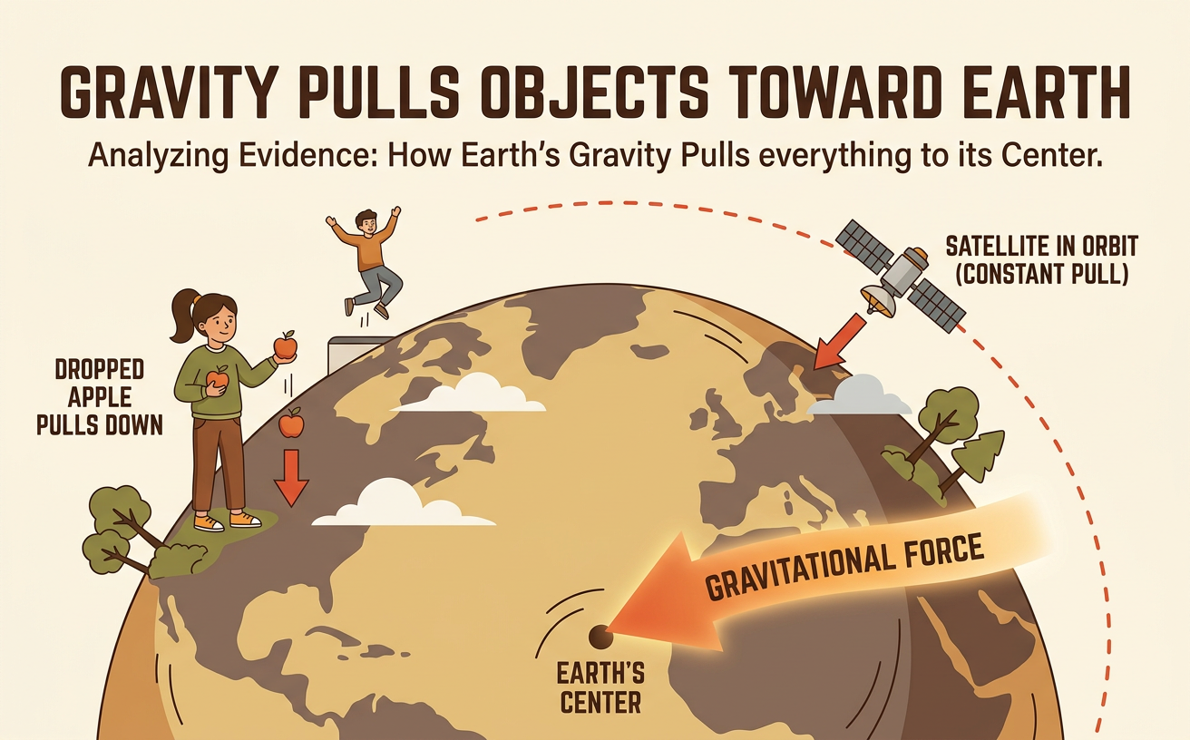 Gravity Pulls Objects Toward Earth