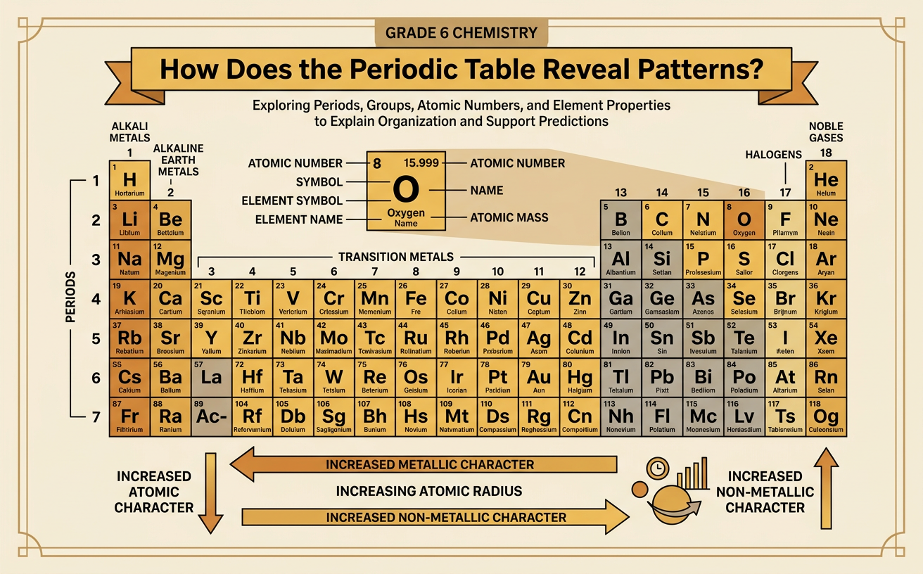 How Does the Periodic Table Reveal Patterns?