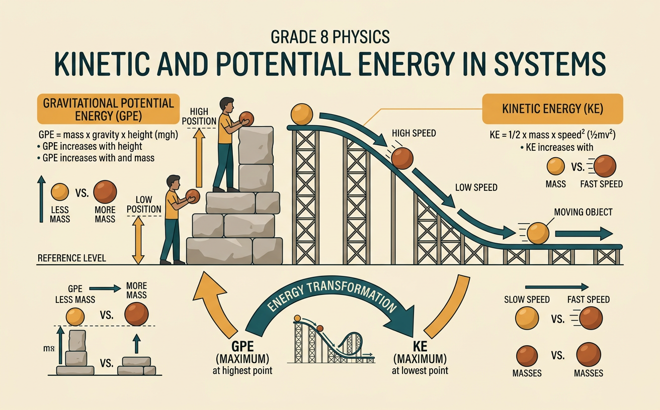 Kinetic and Potential Energy in Systems