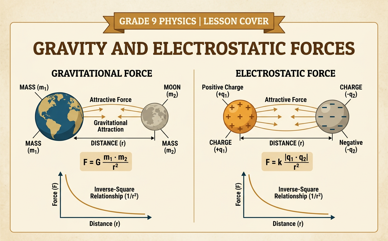 Gravity and Electrostatic Forces
