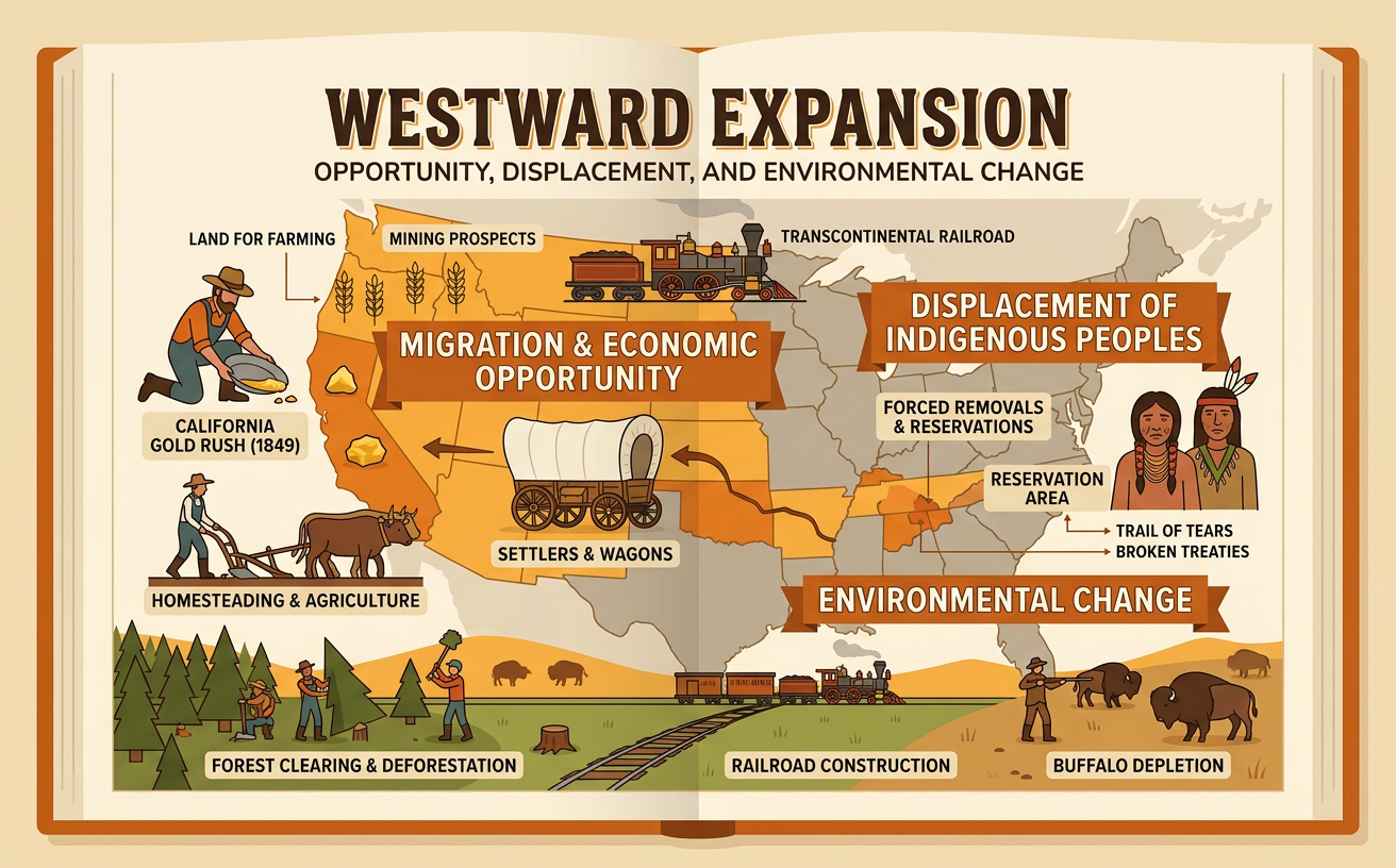 Westward Expansion: Opportunity, Displacement, and Environmental Change
