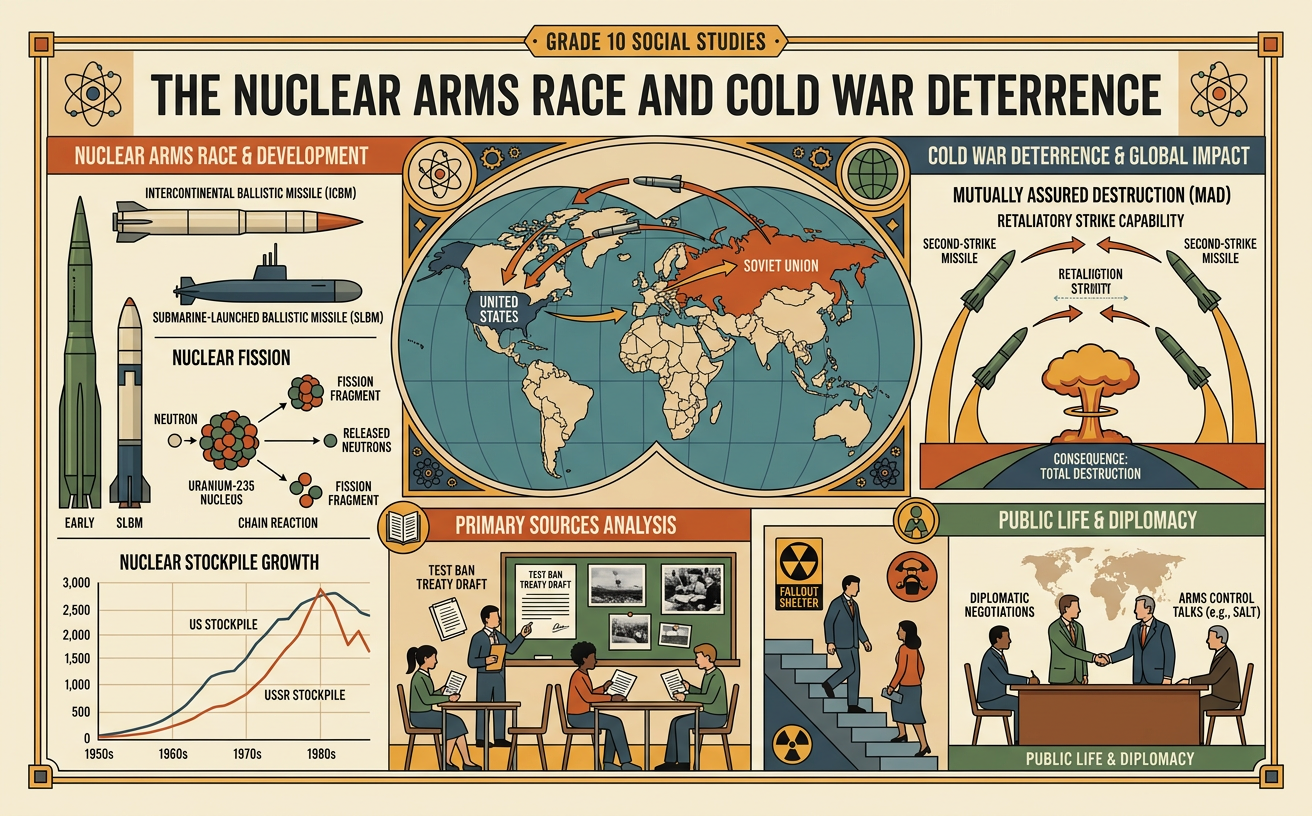 The Nuclear Arms Race and Cold War Deterrence