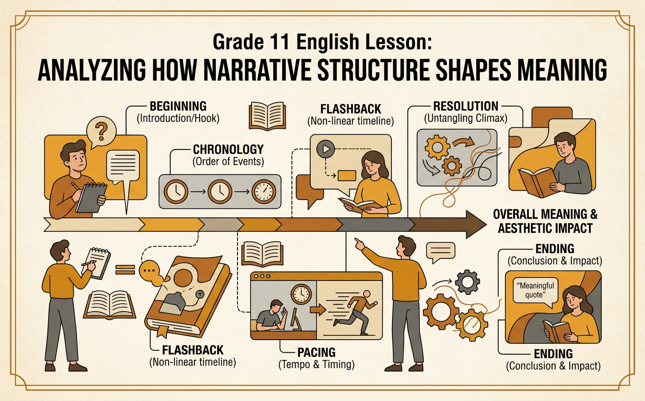 Analyzing How Narrative Structure Shapes Meaning
