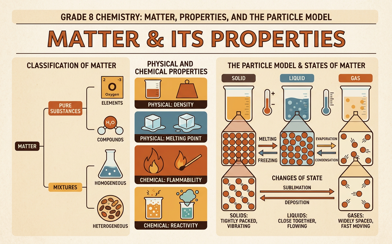 Matter, Properties, and the Particle Model