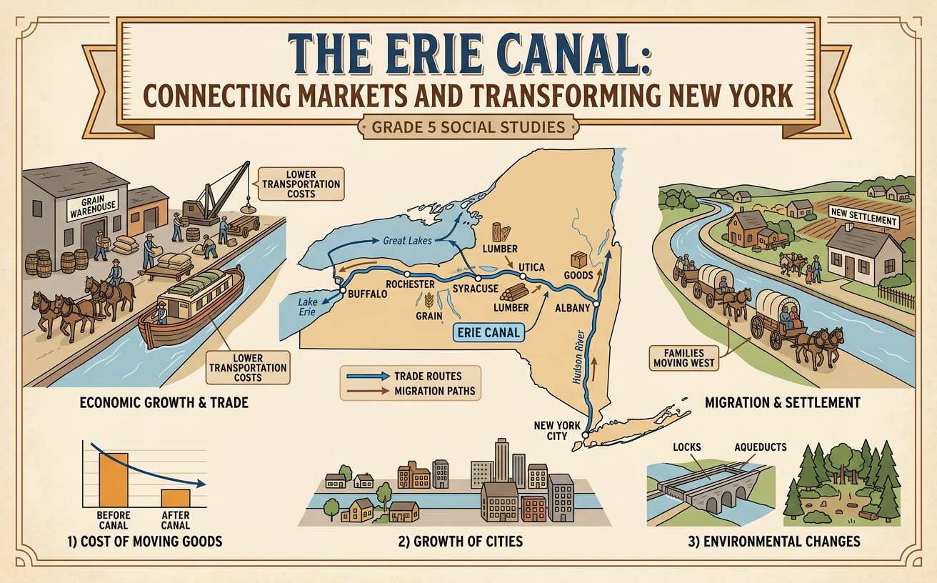 The Erie Canal: Connecting Markets and Transforming New York
