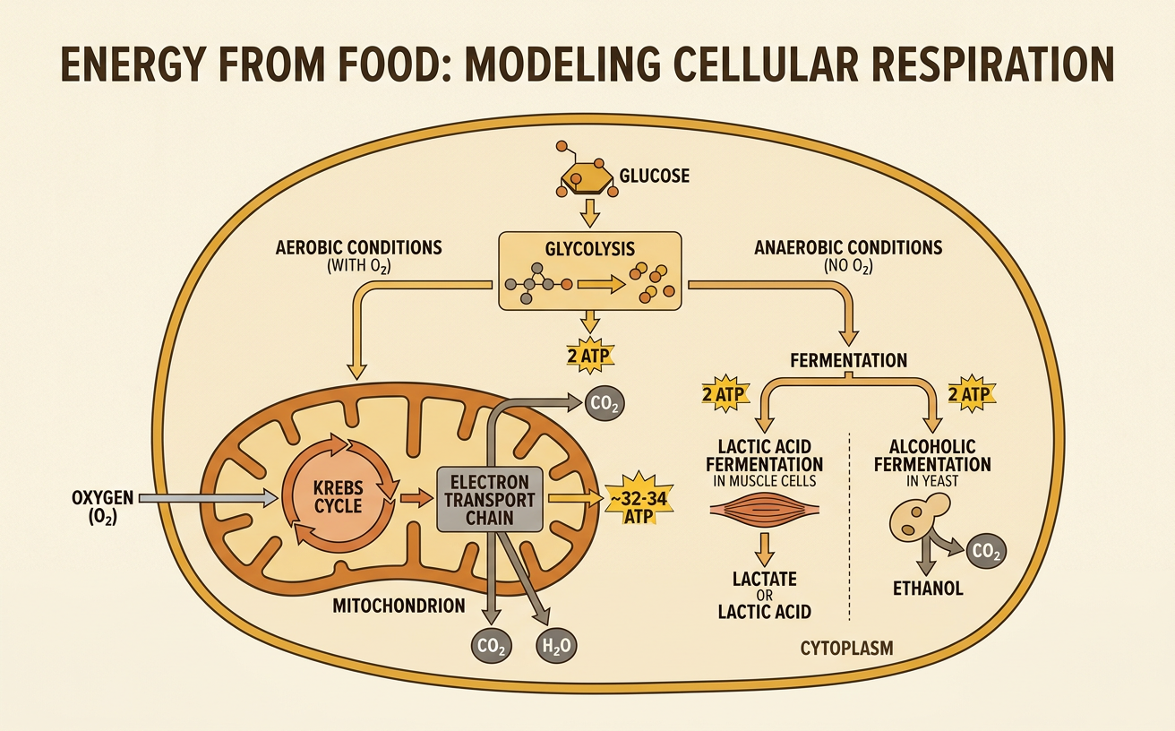 Energy from Food: Modeling Cellular Respiration