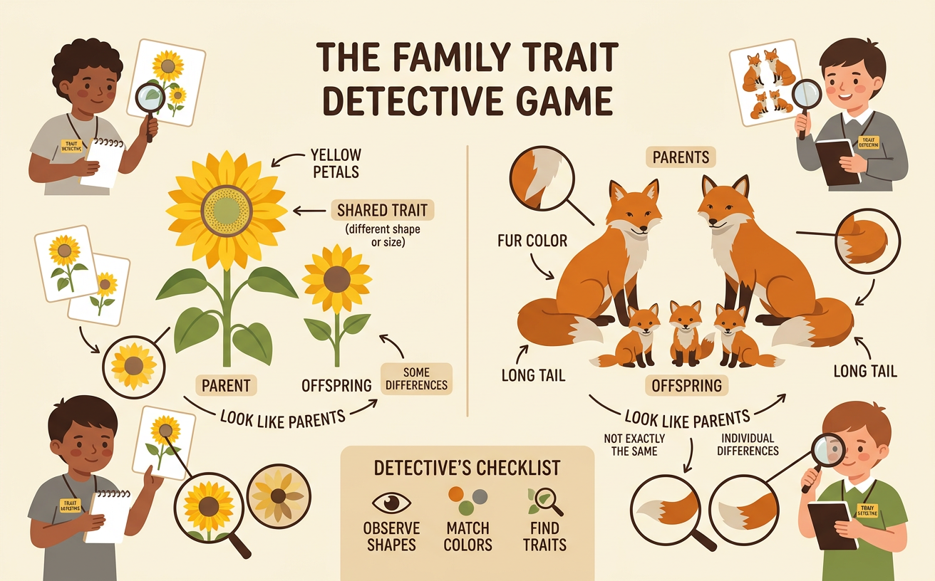 The Family Trait Detective Game