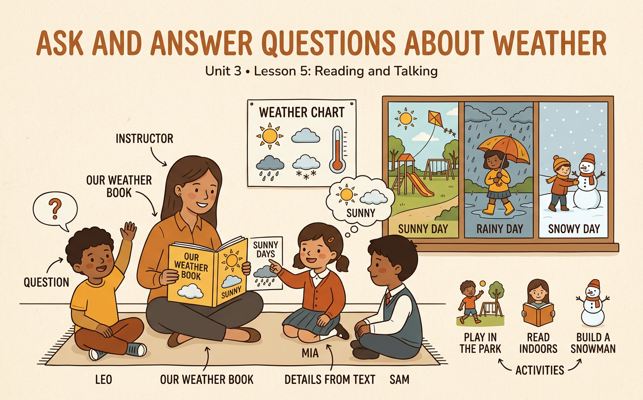 Ask and Answer Questions About Weather