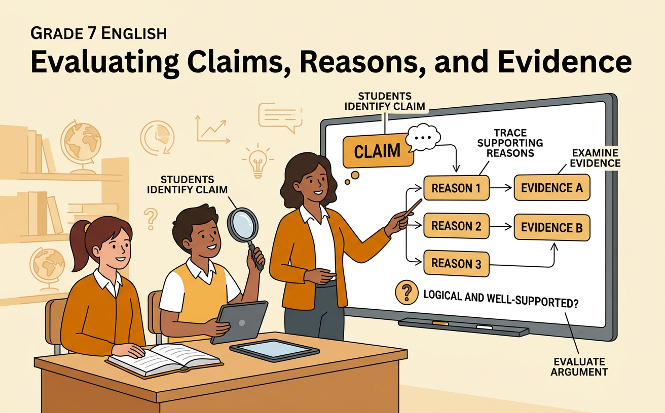 Evaluating Claims, Reasons, and Evidence