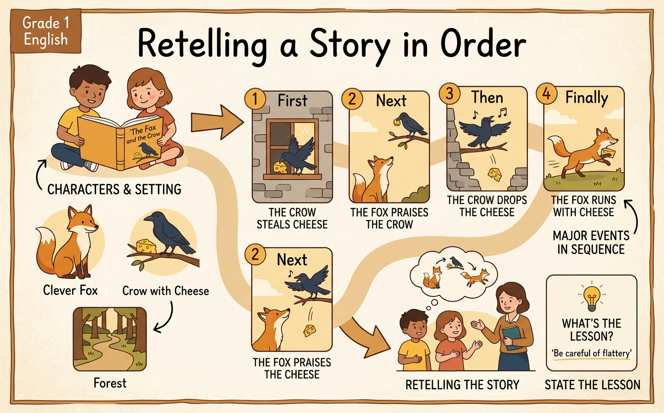 Retelling a Story in Order