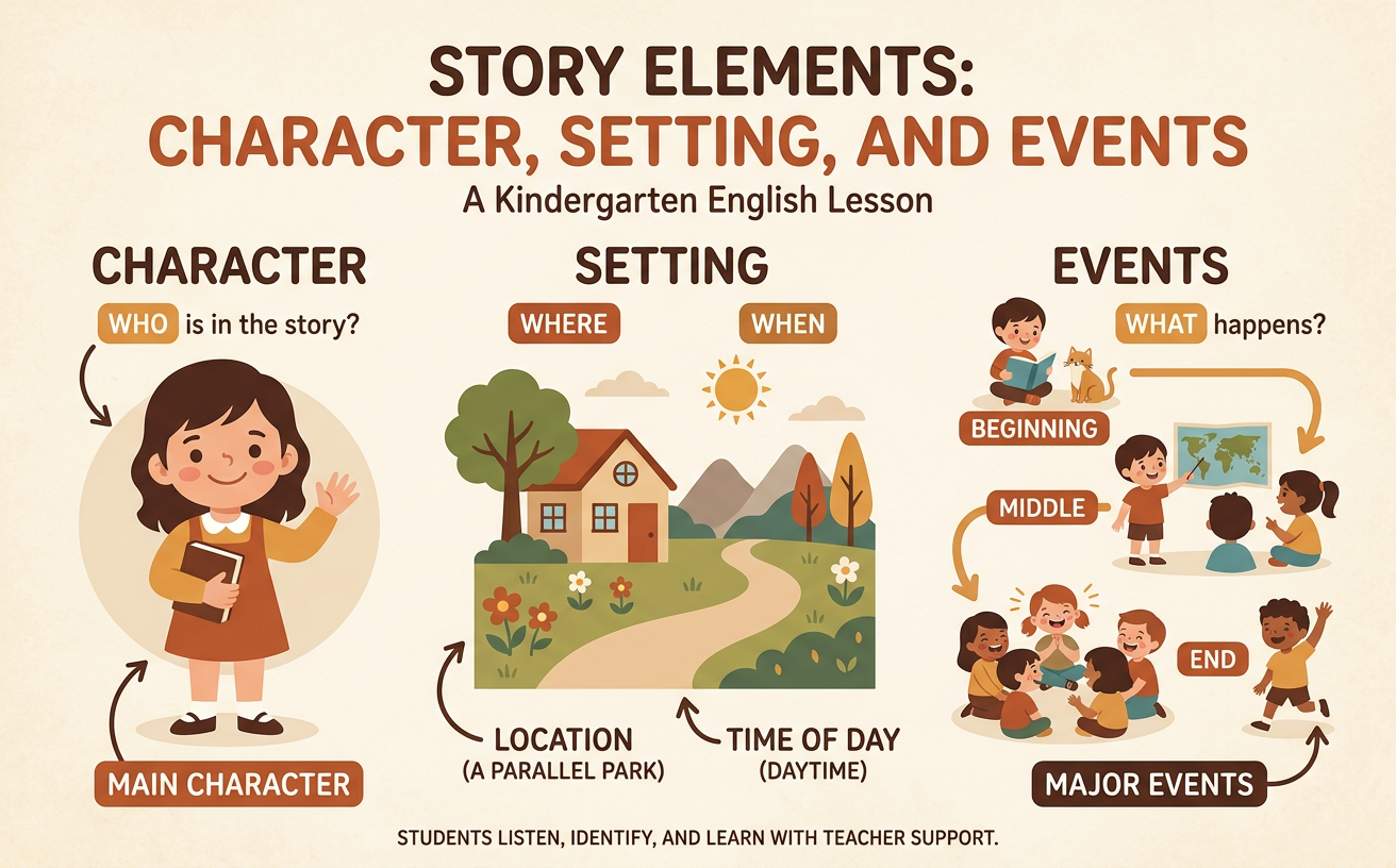 Story Elements: Character, Setting, and Events