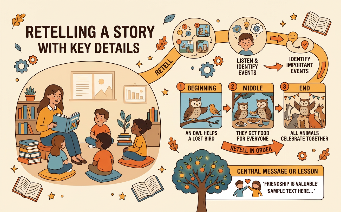 Retelling a Story with Key Details