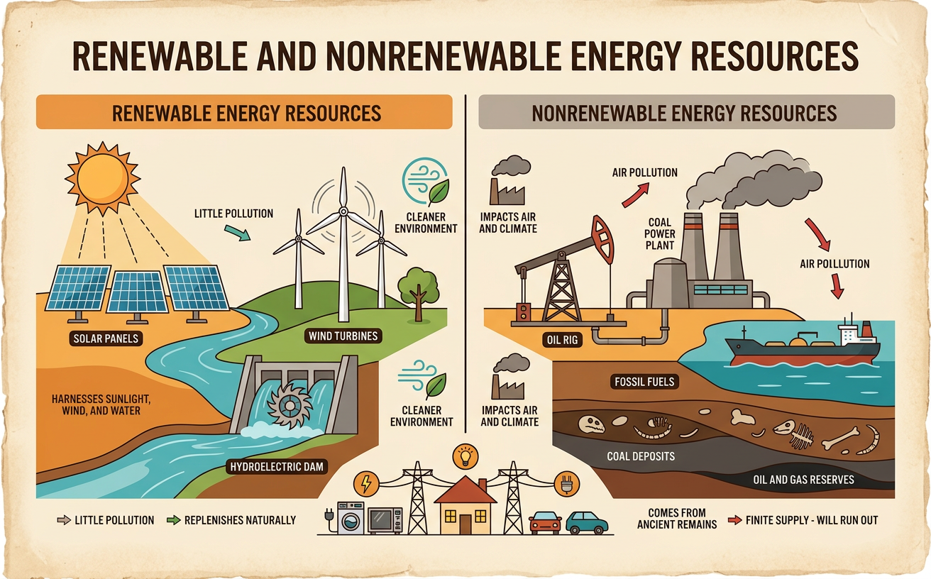 Renewable and Nonrenewable Energy Resources