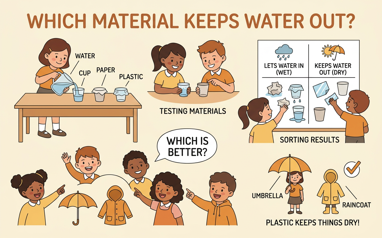 Which Material Keeps Water Out?