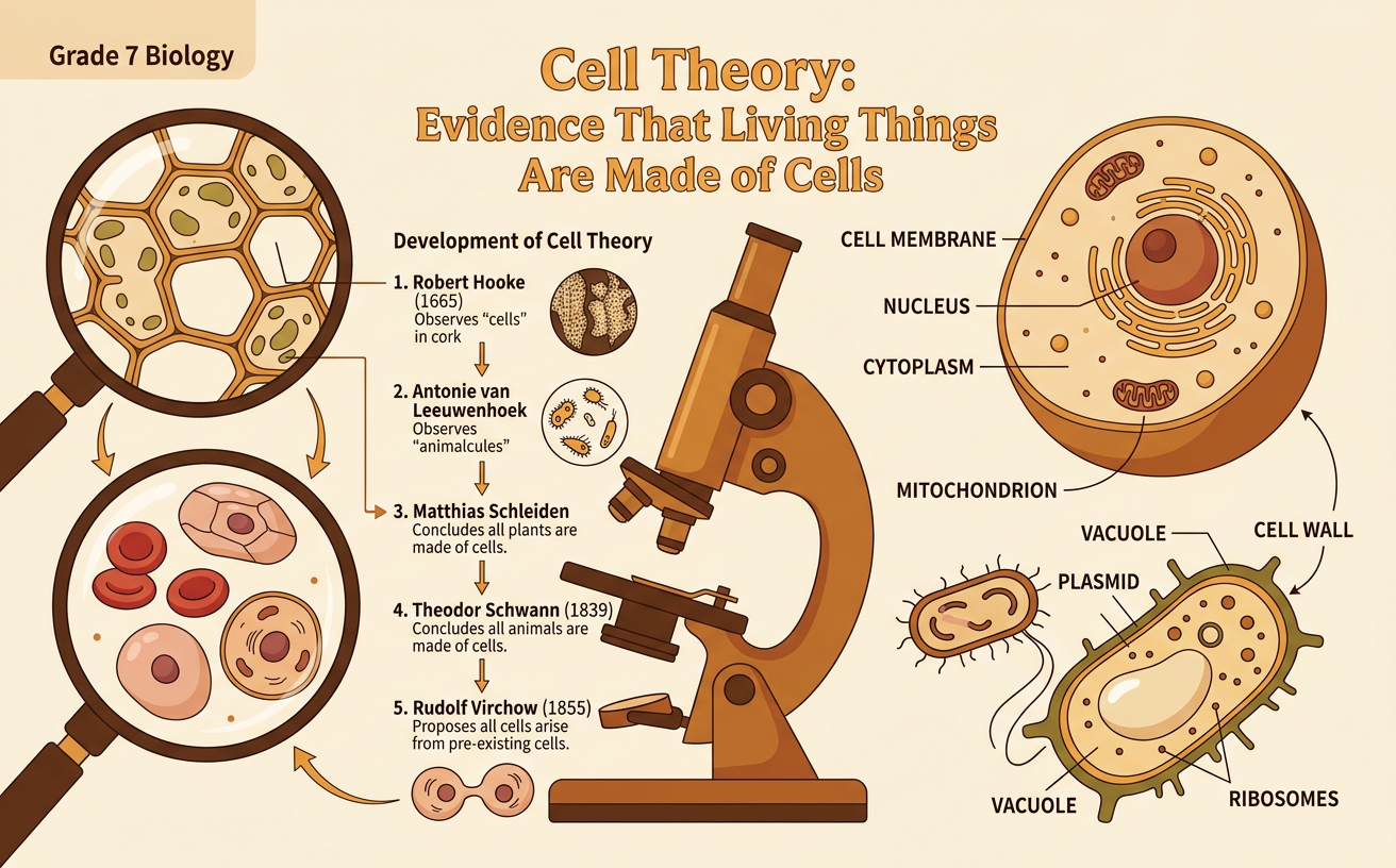 Cell Theory: Evidence That Living Things Are Made of Cells