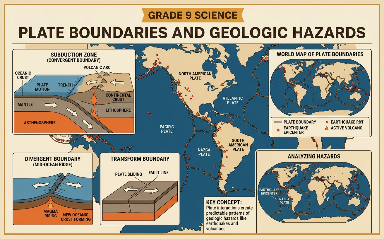 Plate Boundaries and Geologic Hazards