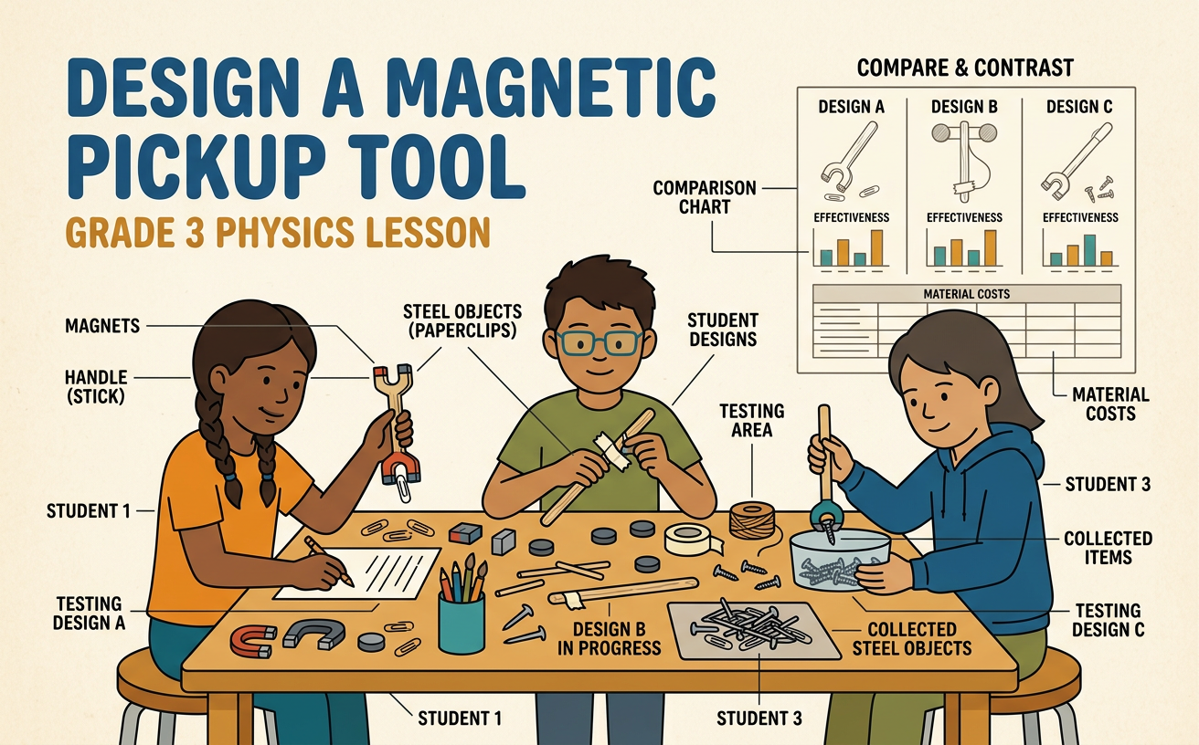 Design a Magnetic Pickup Tool