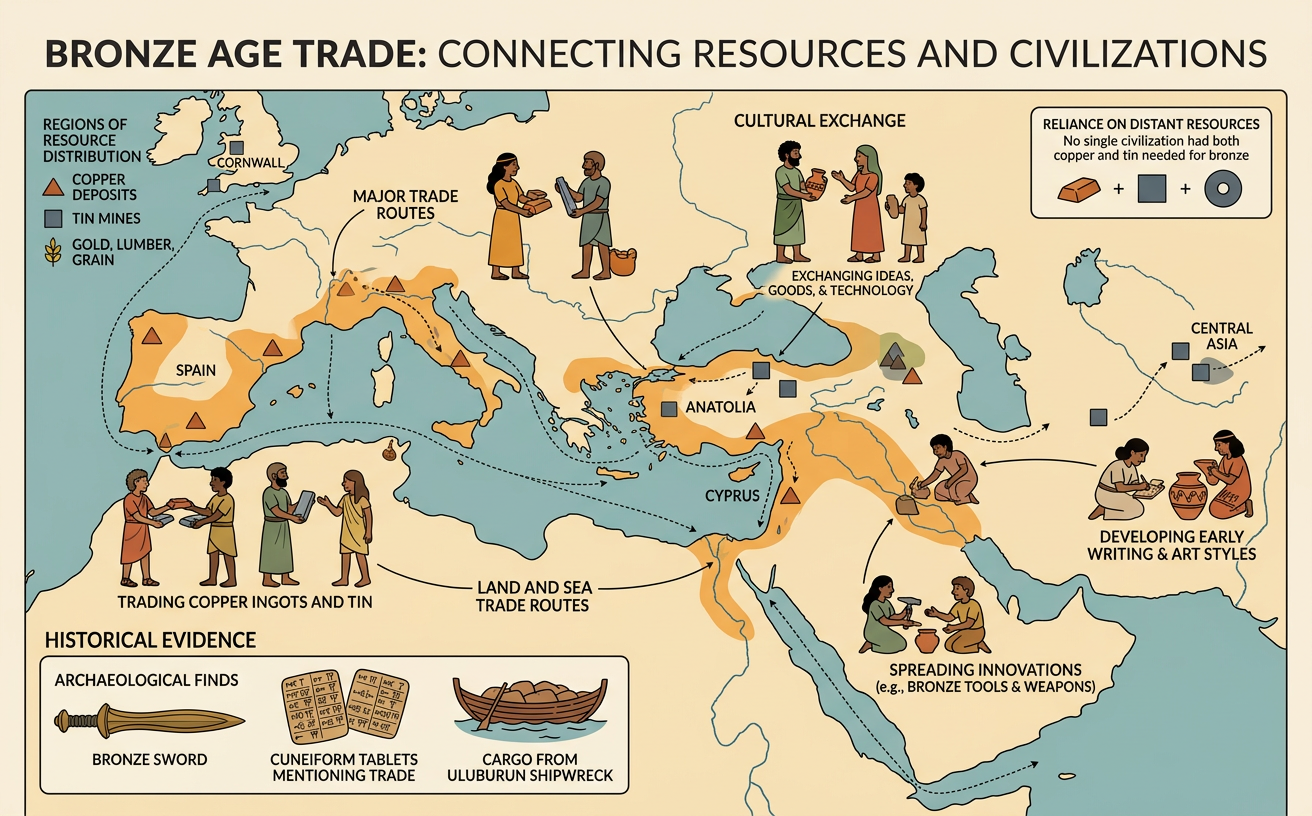 Bronze Age Trade: Connecting Resources and Civilizations