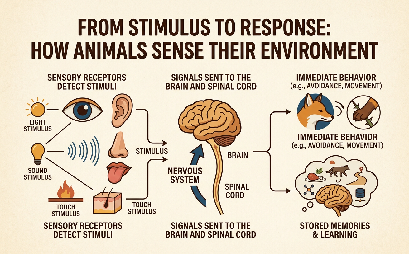 From Stimulus to Response: How Animals Sense Their Environment