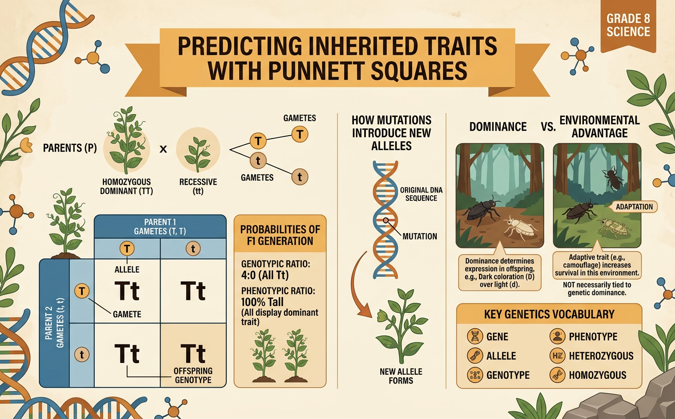 Predicting Inherited Traits with Punnett Squares