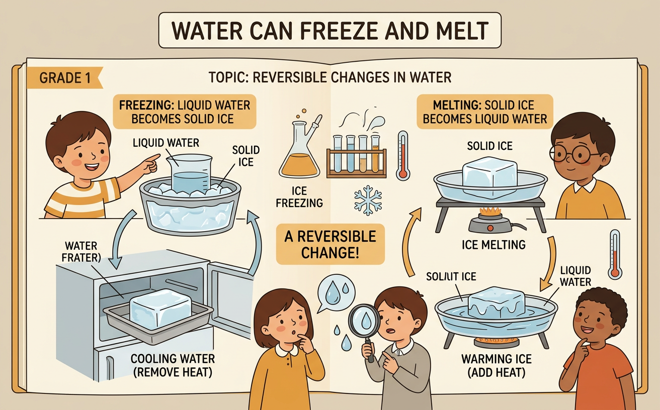 Water Can Freeze and Melt