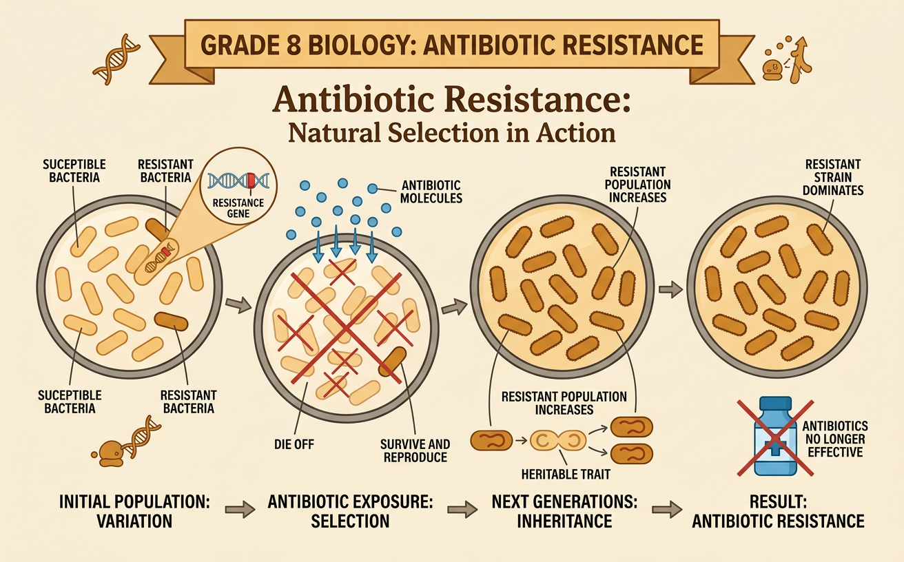 Antibiotic Resistance: Natural Selection in Action