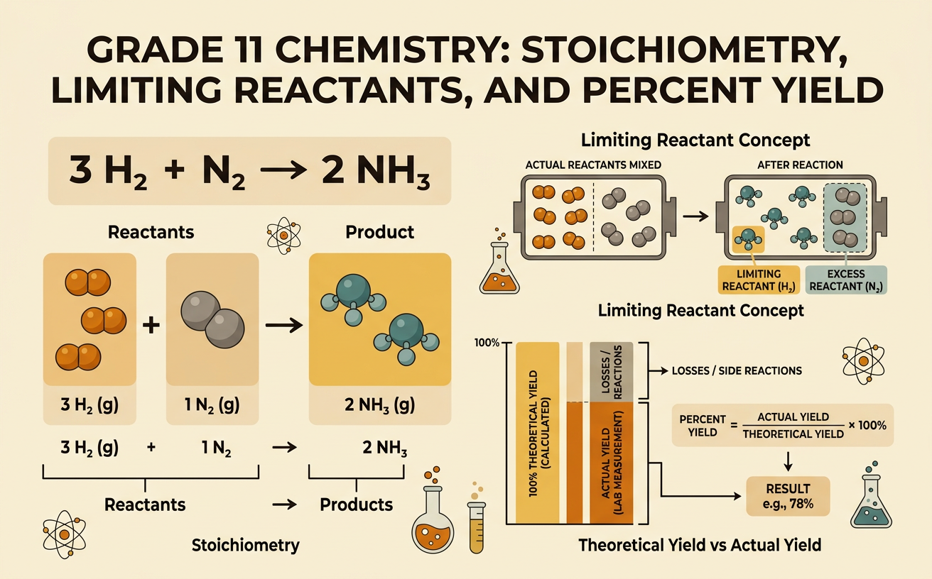 Stoichiometry, Limiting Reactants, and Percent Yield
