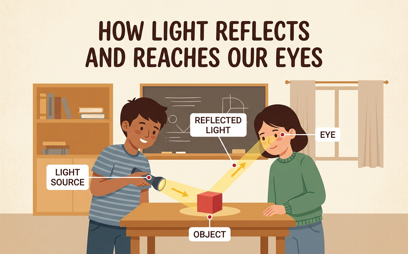 How Light Reflects and Reaches Our Eyes