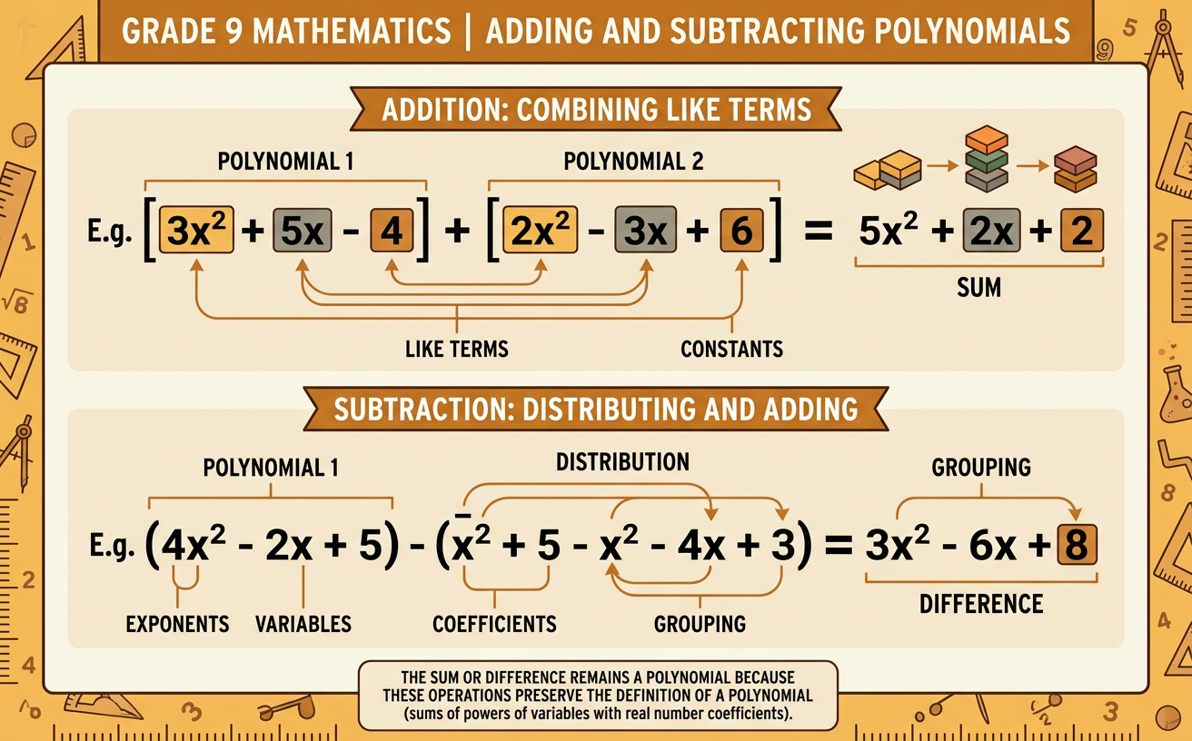 Adding and Subtracting Polynomials