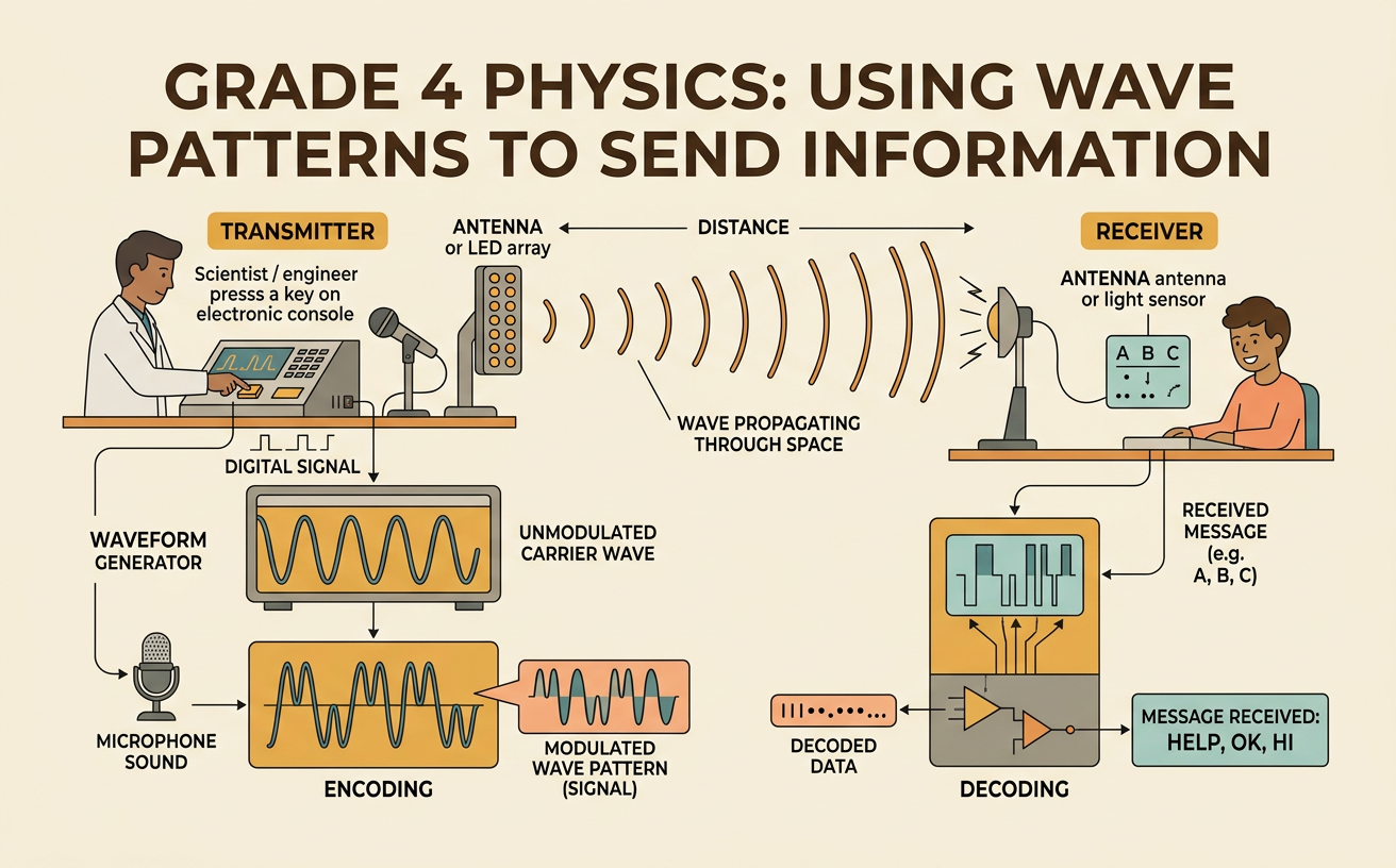 Using Wave Patterns to Send Information