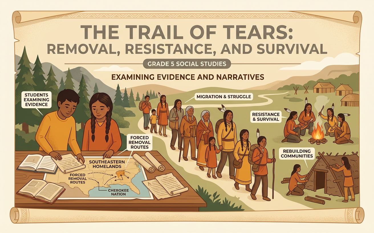 The Trail of Tears: Removal, Resistance, and Survival