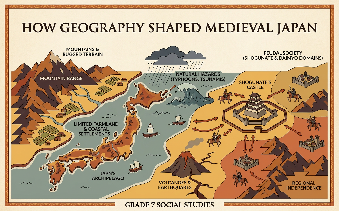 How Geography Shaped Medieval Japan