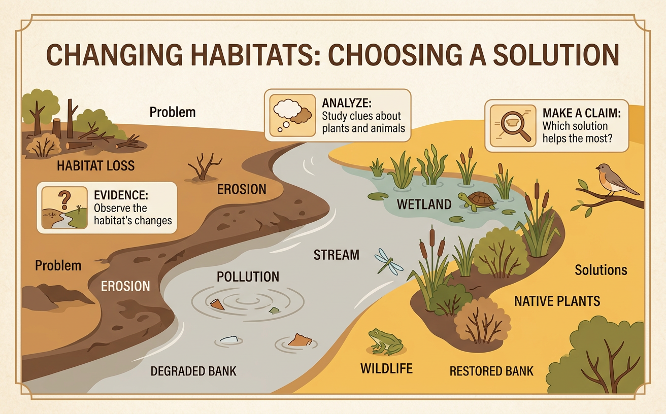 Changing Habitats: Choosing a Solution