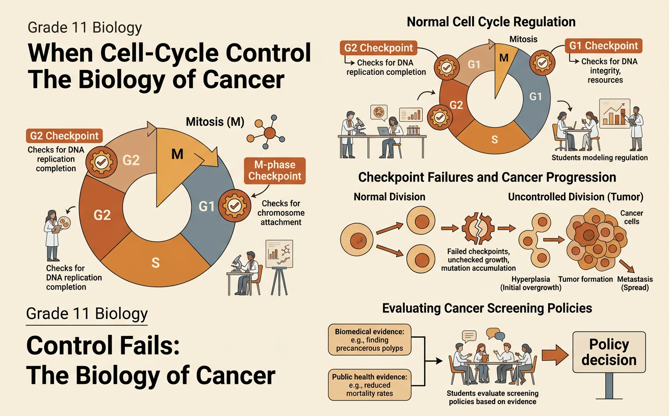 When Cell-Cycle Control Fails: The Biology of Cancer