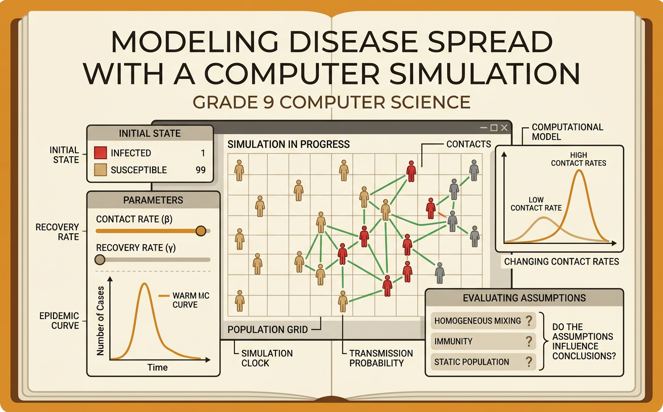 Modeling Disease Spread with a Computer Simulation