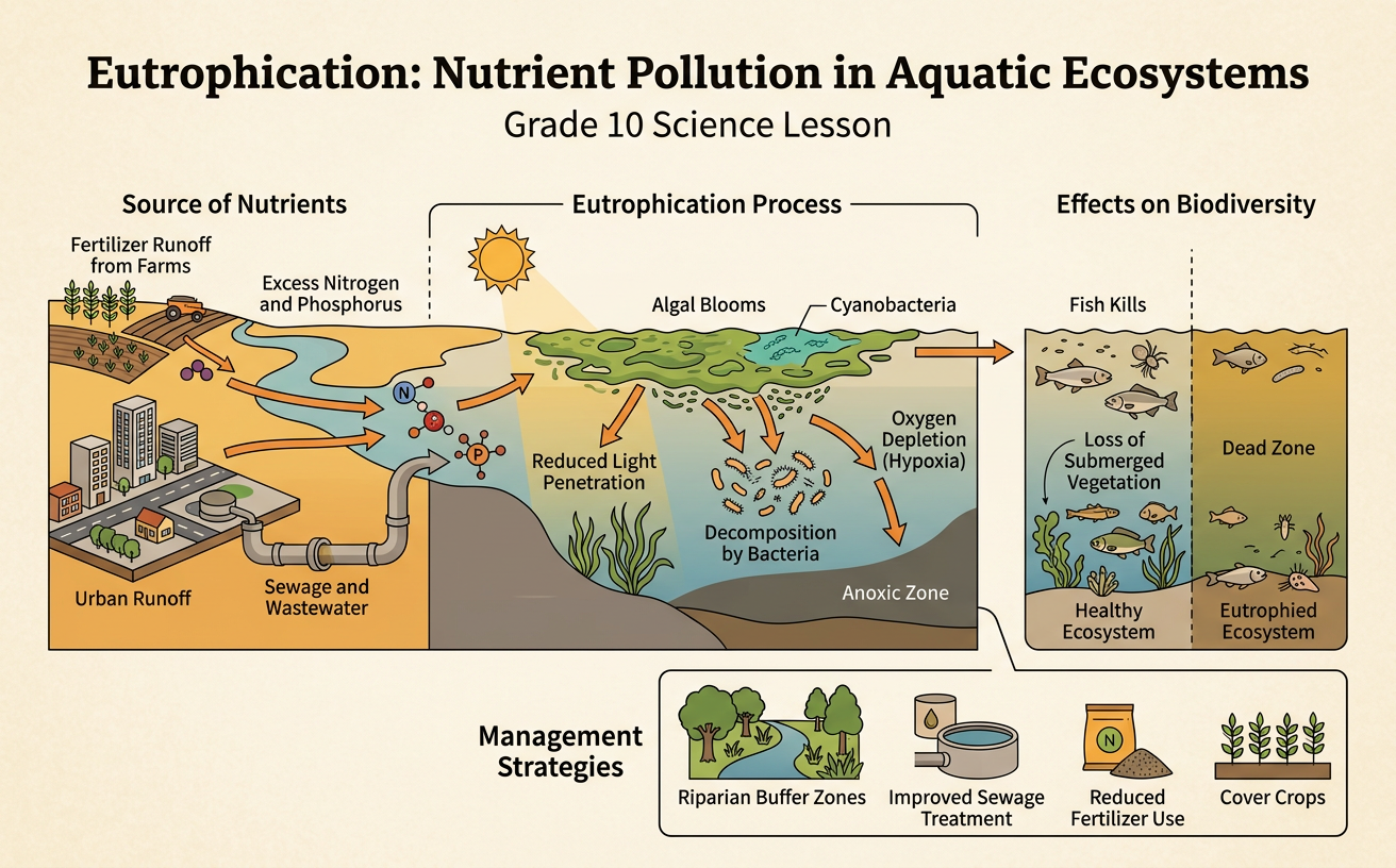 Eutrophication: Nutrient Pollution in Aquatic Ecosystems