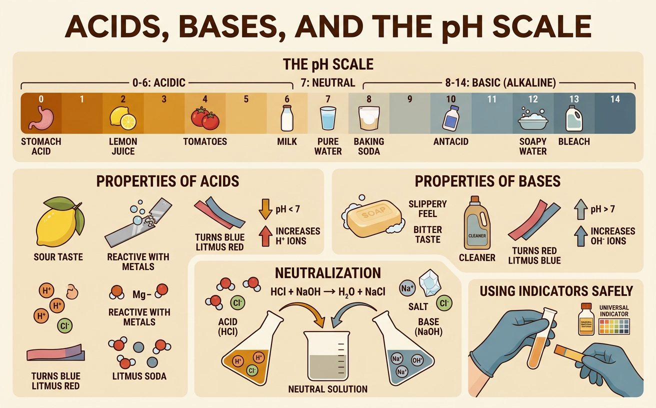 Acids, Bases, and the pH Scale