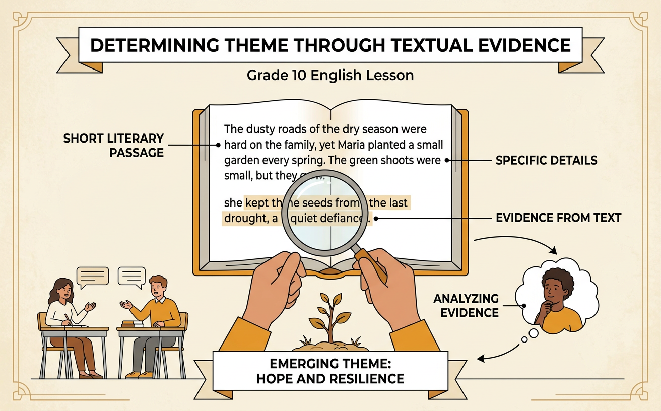 Determining Theme Through Textual Evidence