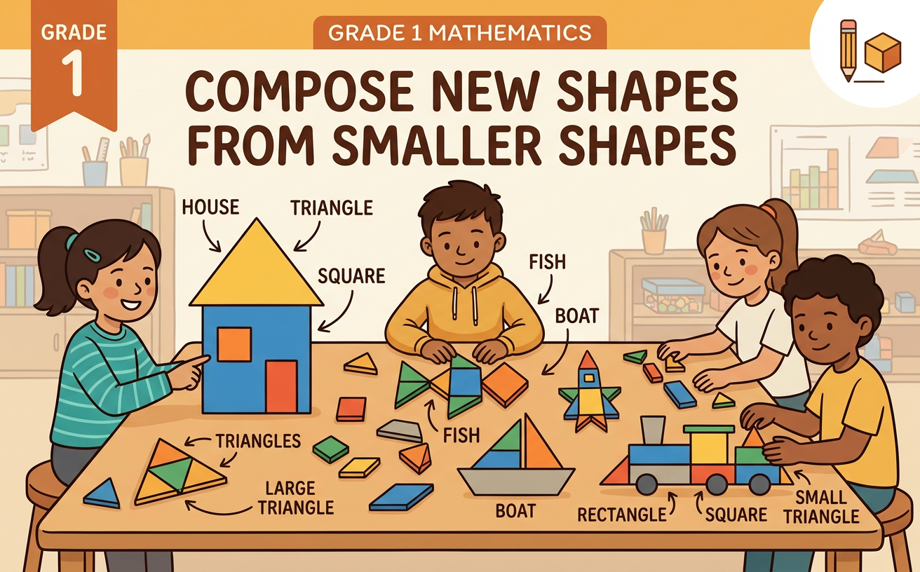 Compose New Shapes from Smaller Shapes