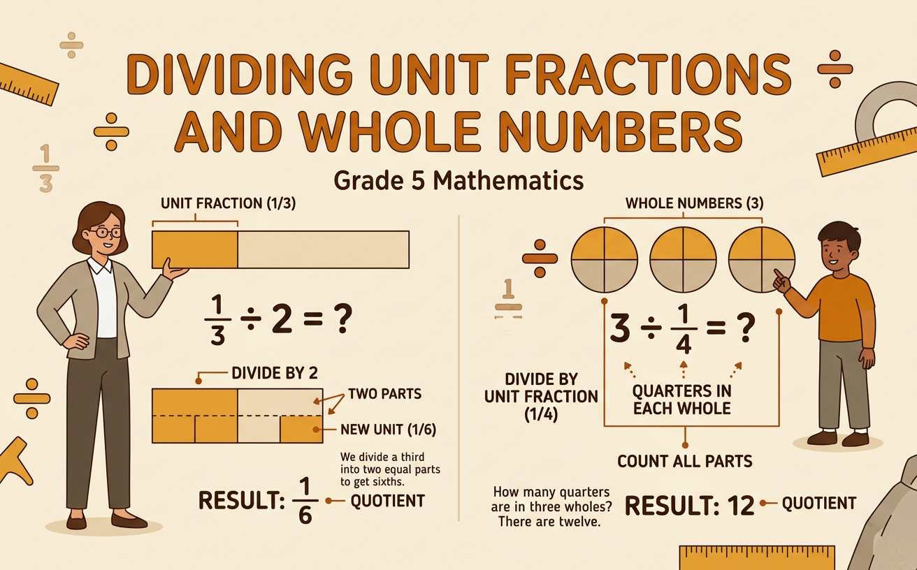 Dividing Unit Fractions and Whole Numbers