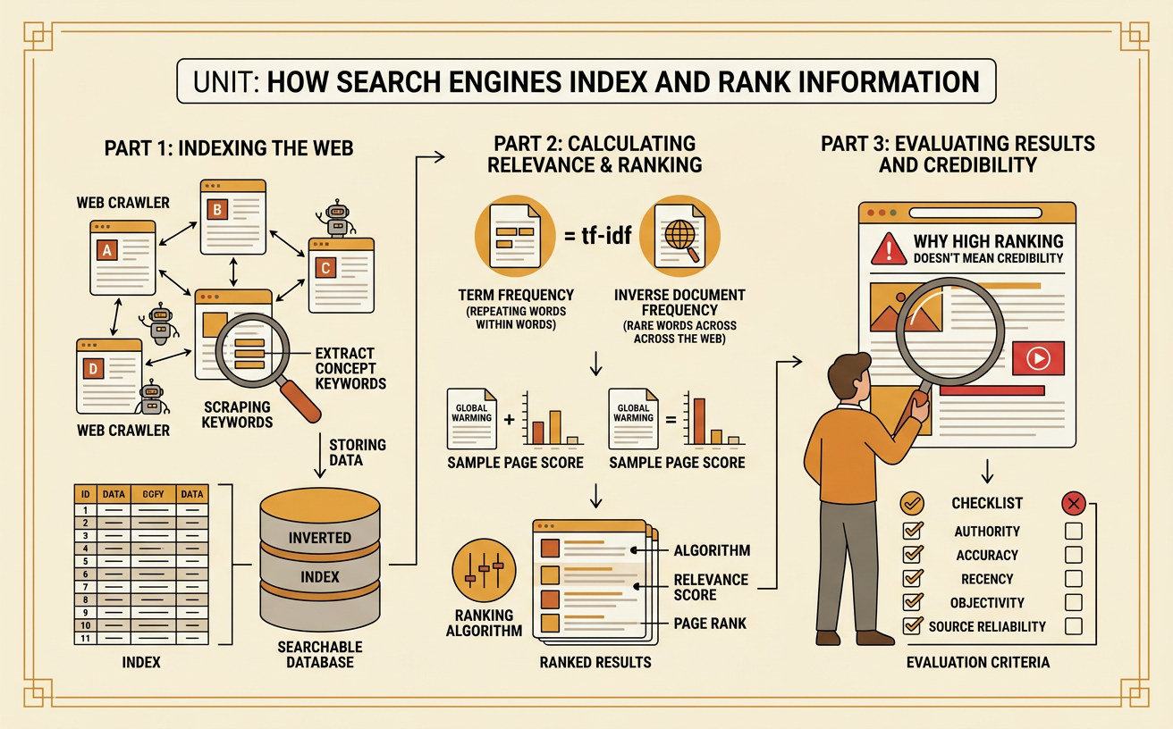 How Search Engines Index and Rank Information