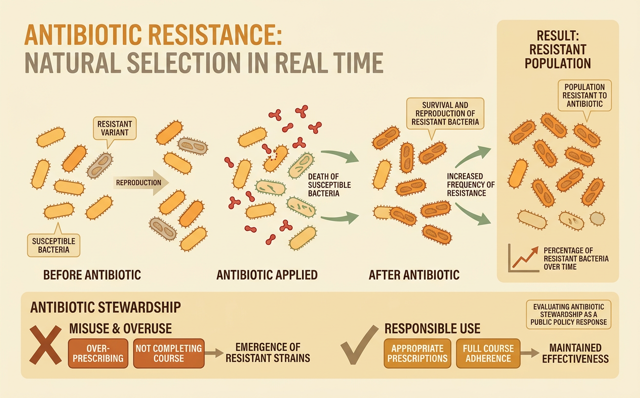 Antibiotic Resistance: Natural Selection in Real Time