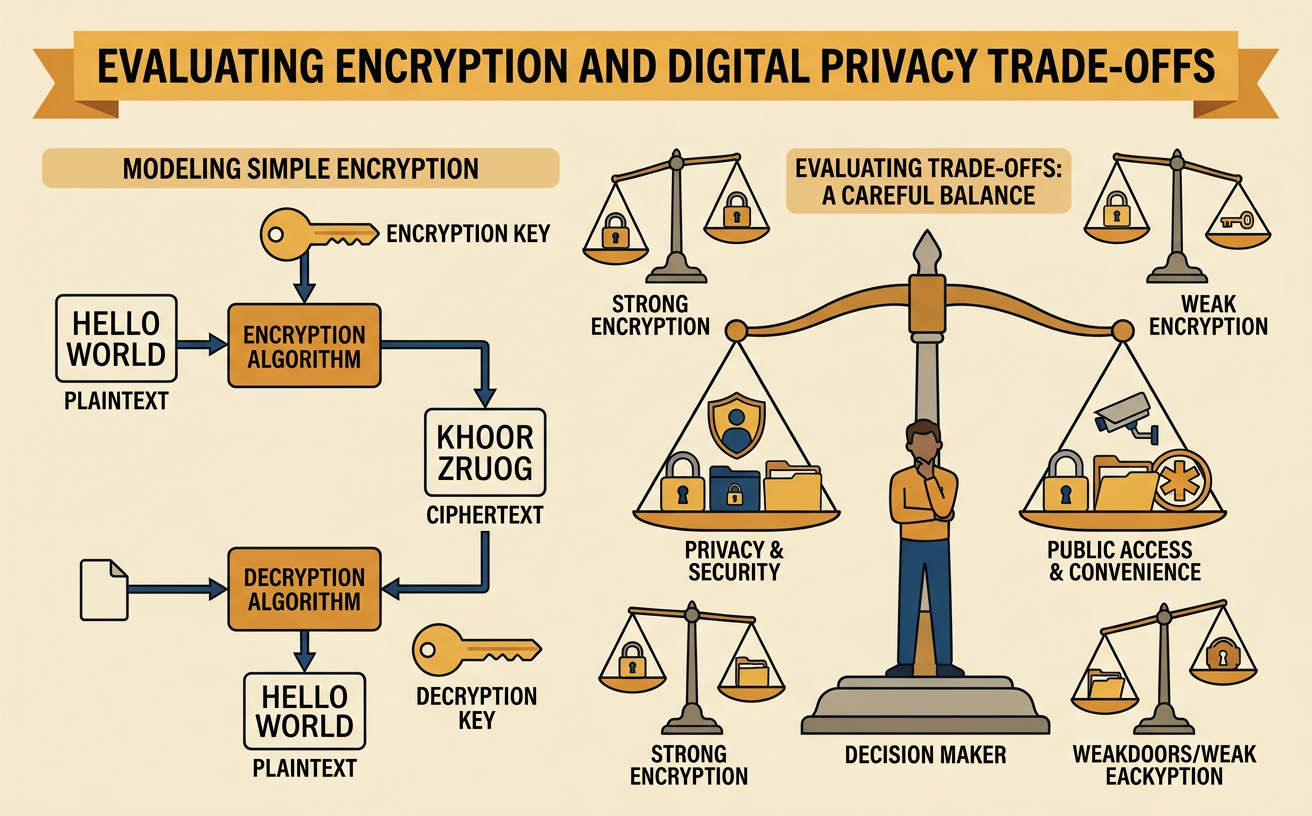 Evaluating Encryption and Digital Privacy Trade-Offs