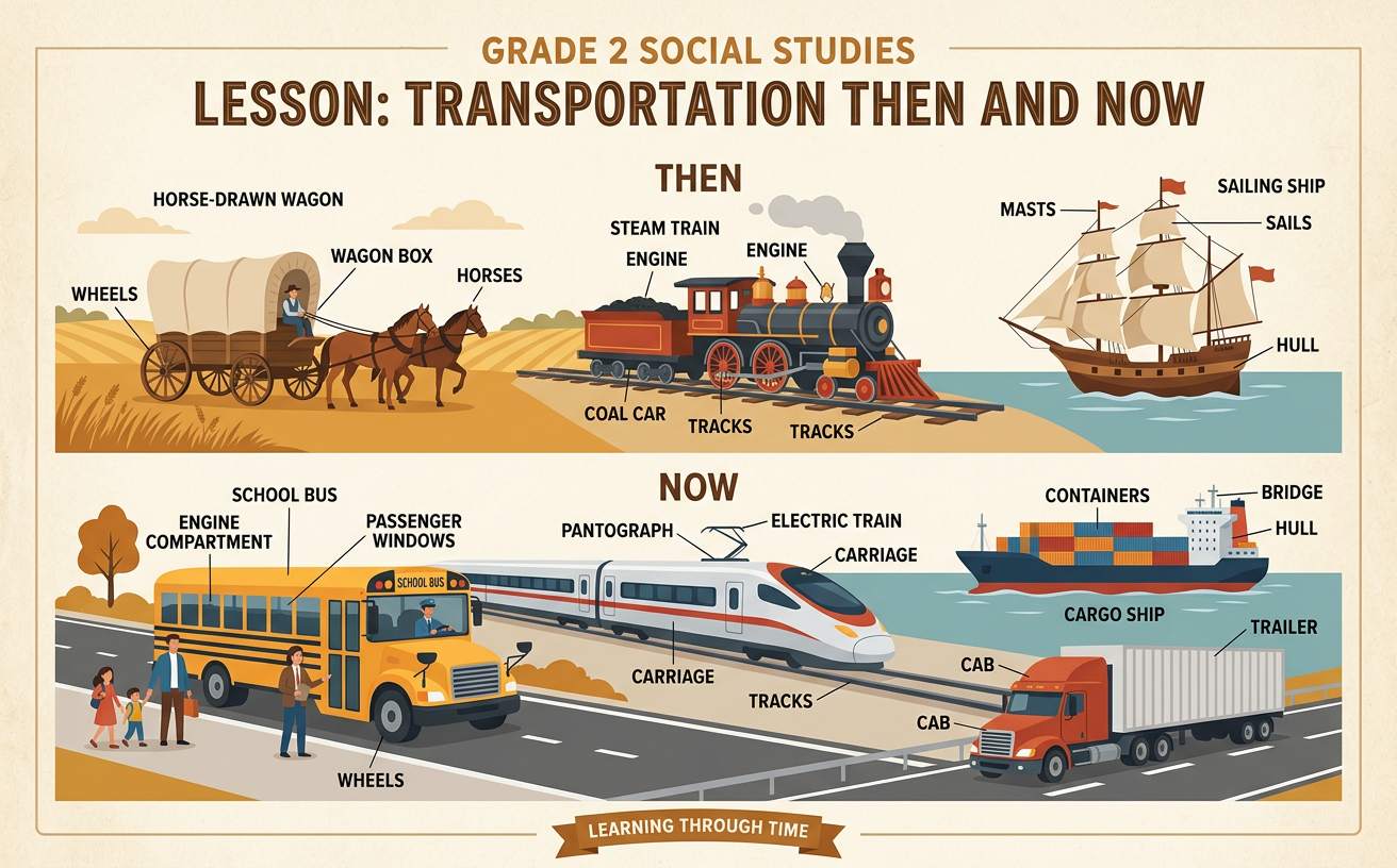 Transportation Then and Now
