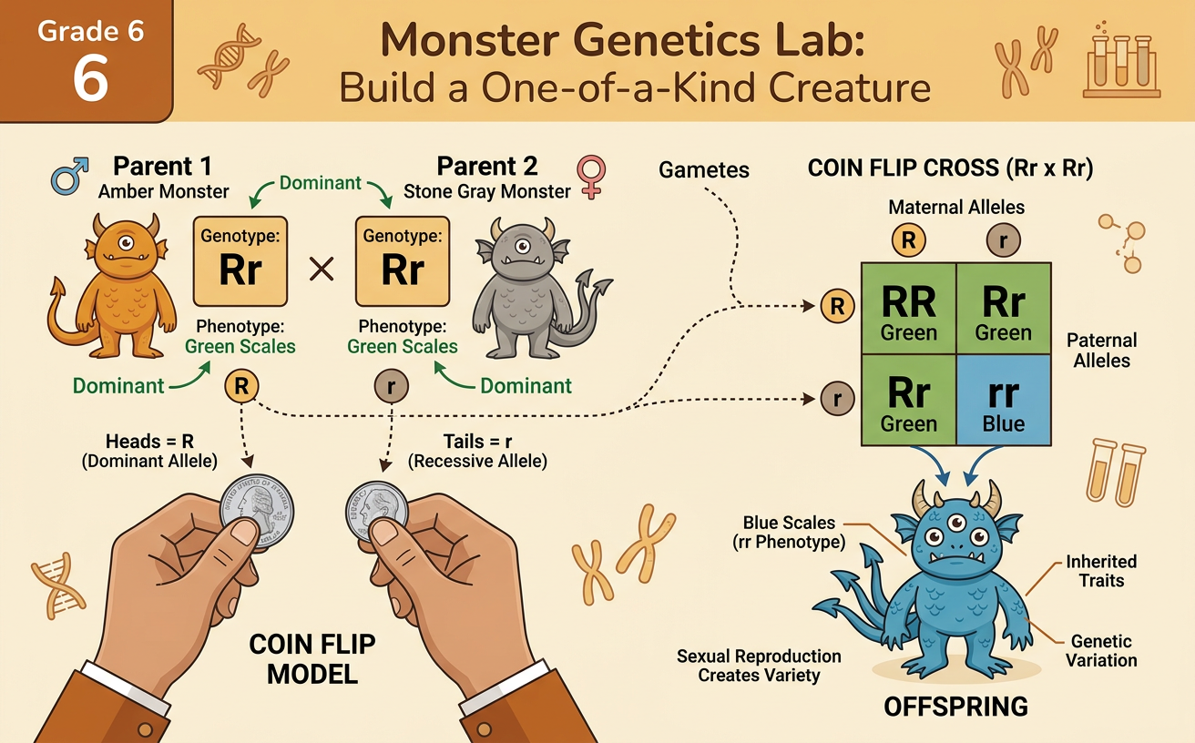 Monster Genetics Lab: Build a One-of-a-Kind Creature