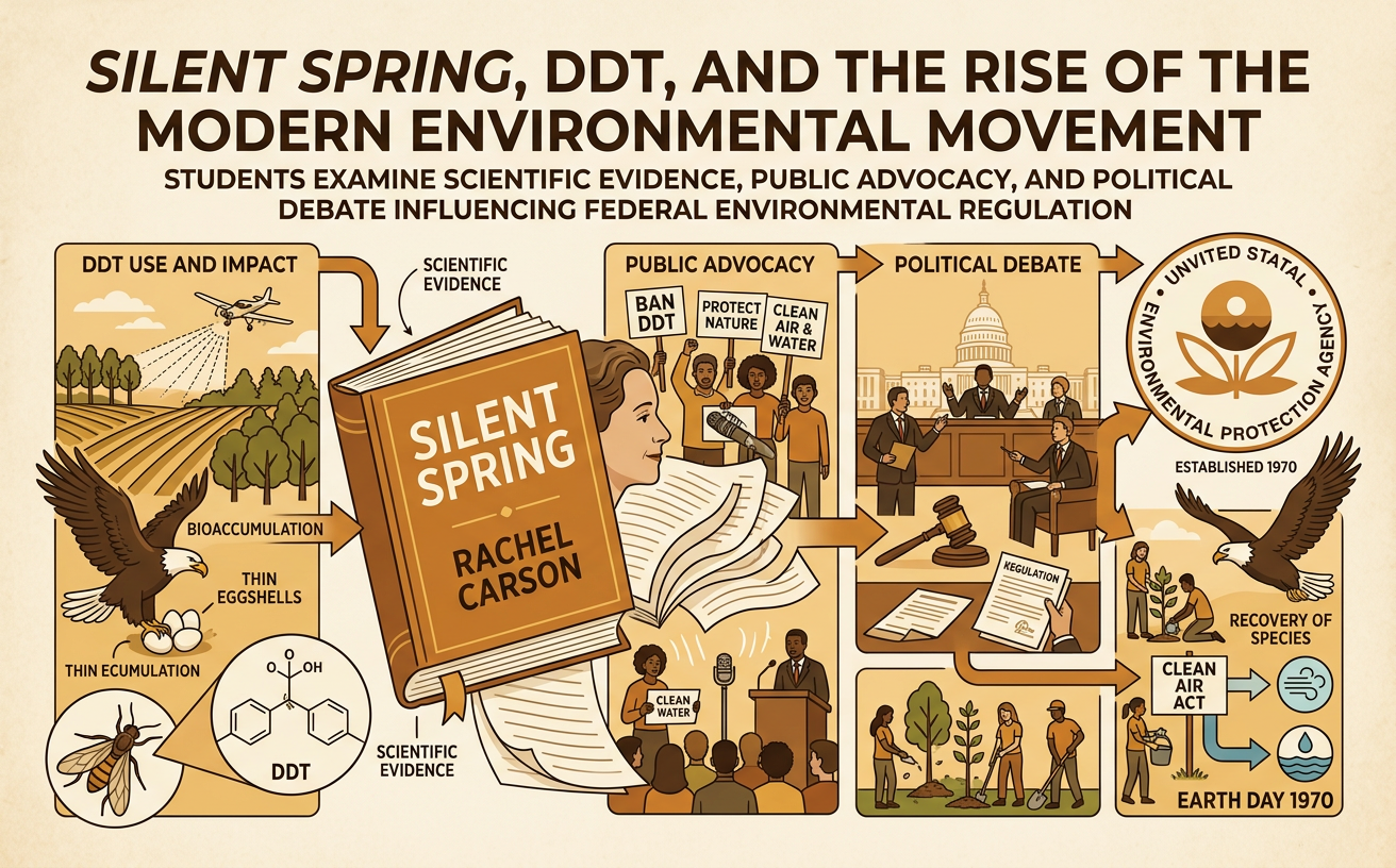 Silent Spring, DDT, and the Rise of the Modern Environmental Movement