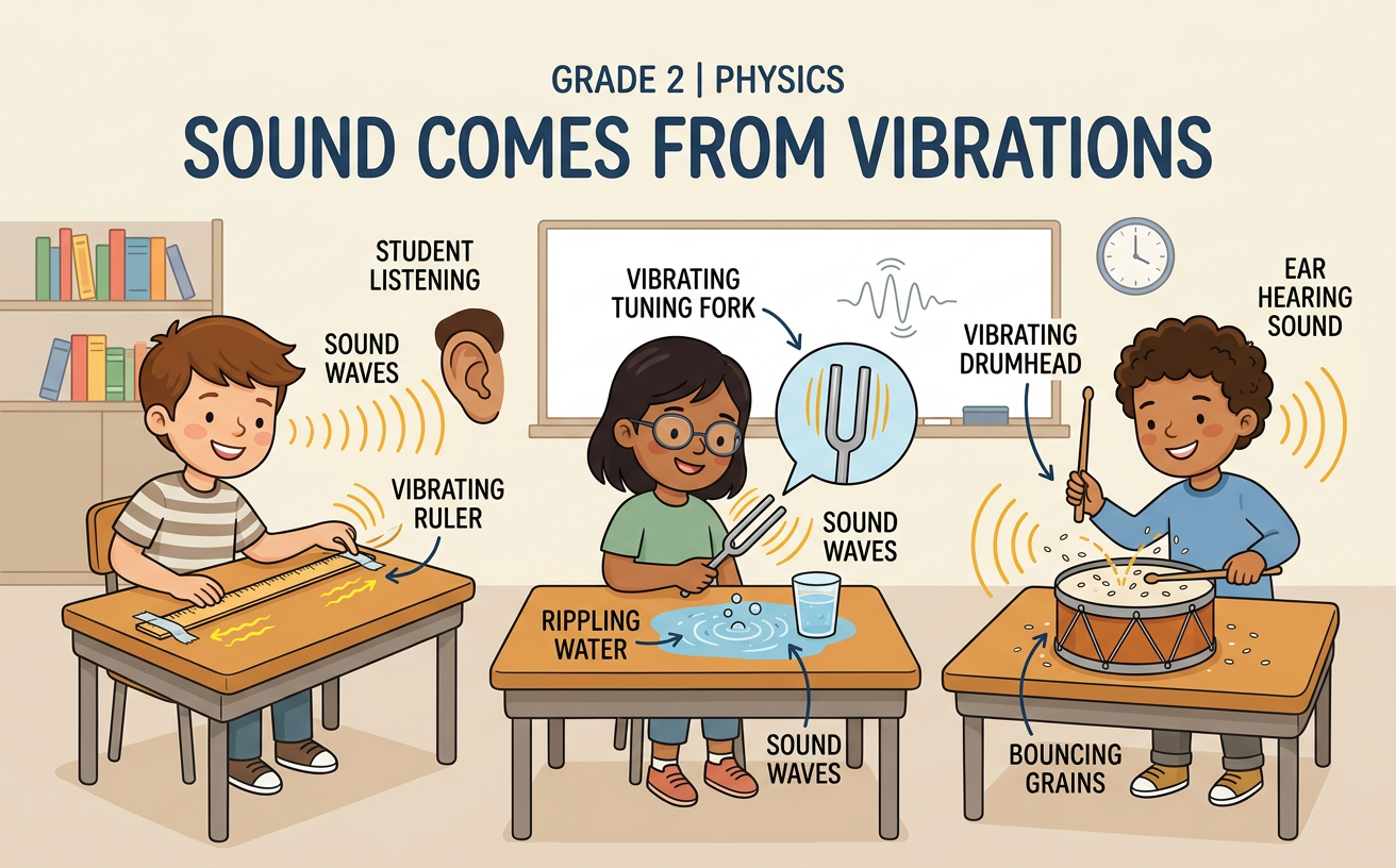 Sound Comes from Vibrations
