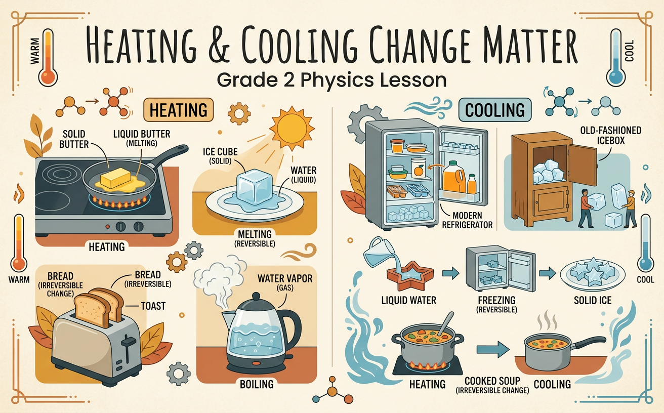 Heating and Cooling Change Matter