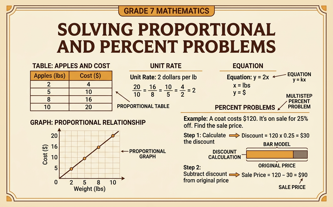 Solving Proportional and Percent Problems