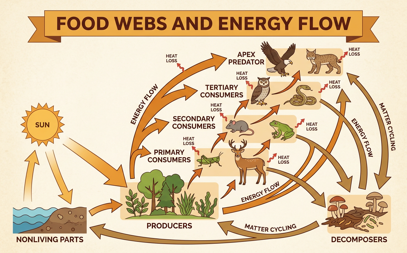 Food Webs and Energy Flow